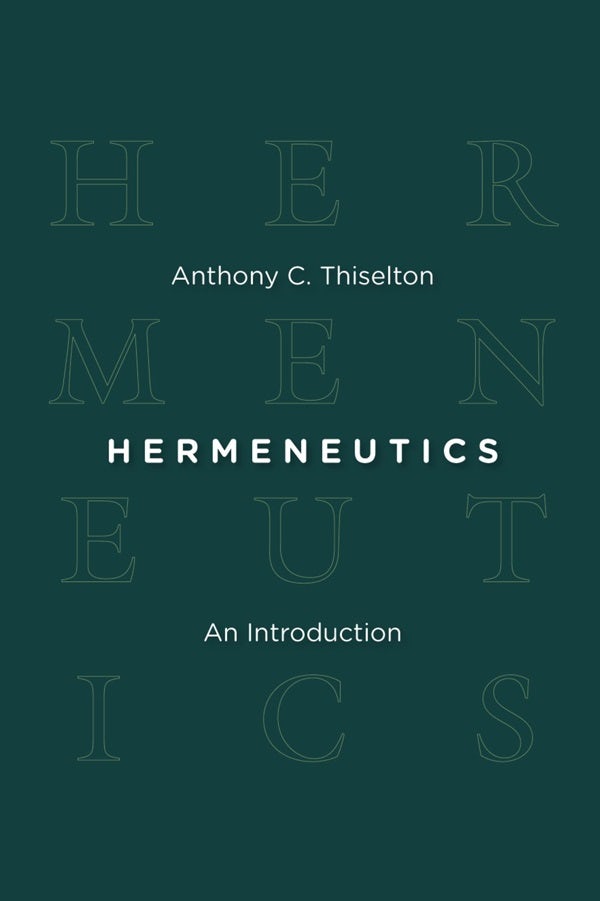 Cover image for Hermeneutics, isbn: 9780802864109