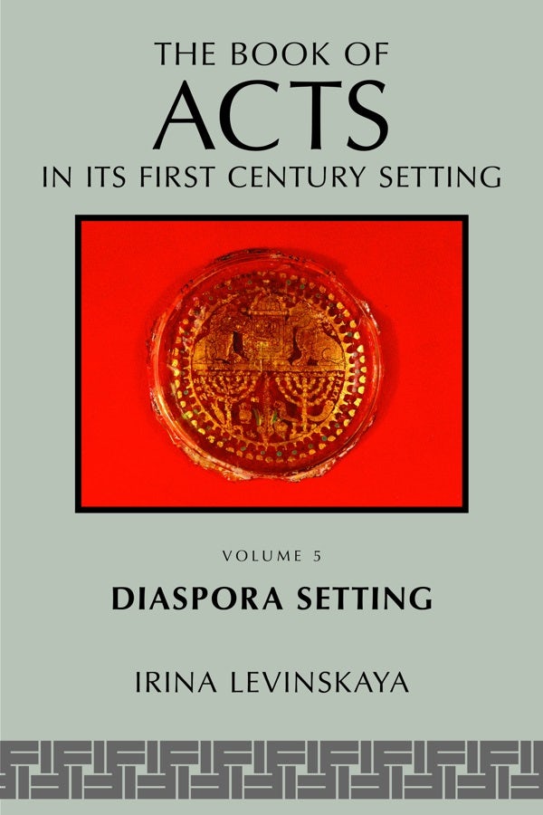 Cover image for The Book of Acts in Its Diaspora Setting, isbn: 9780802866325