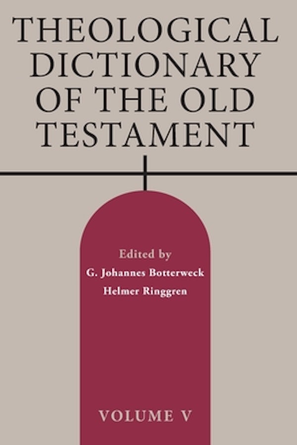 Cover image for Theological Dictionary of the Old Testament, Volume V, isbn: 9780802880130