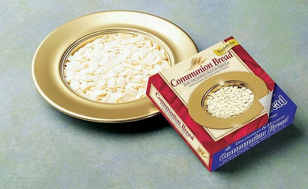 Cover image for Communion Bread - Hard Uniform Squares (500 Pieces), isbn: 9780805470840
