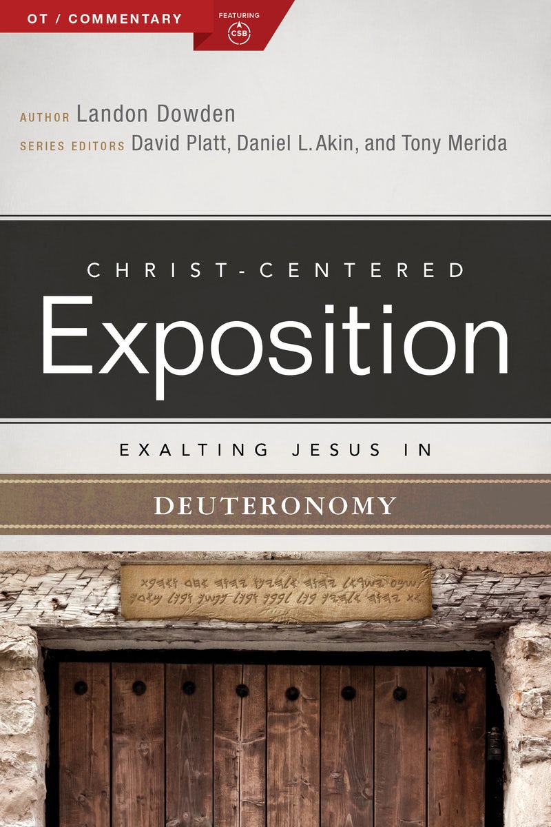 Cover image for Exalting Jesus in Deuteronomy, isbn: 9780805496505