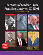 Cover image for The Words of Gardner Taylor Preaching Library on CD-ROM, isbn: 9780817015091