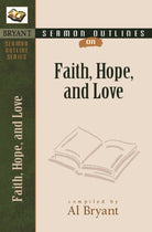Cover image for Sermon Outlines on Faith, Hope, and Love, isbn: 9780825420559