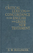 Cover image for A Critical Lexicon and Concordance to the English and Greek New Testament, isbn: 9780825420962