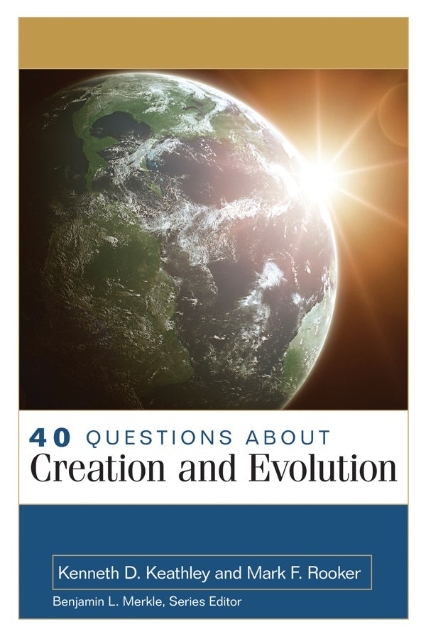 Cover image for 40 Questions about Creation and Evolution, isbn: 9780825429415
