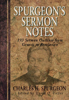 Cover image for Spurgeon's Sermon Notes, isbn: 9780825437687