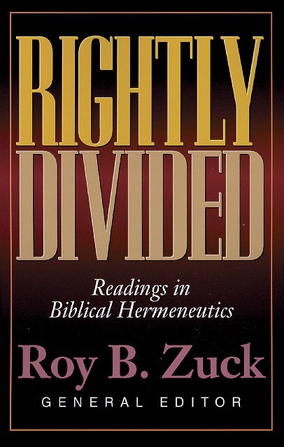 Cover image for Rightly Divided, isbn: 9780825440991
