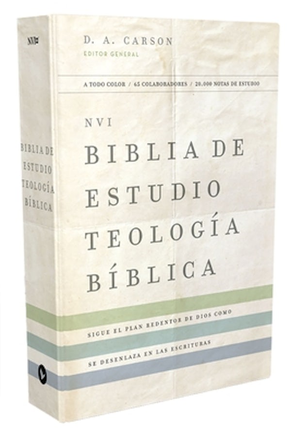 Cover image for Nvi, Biblia de Estudio Teologï¿½a Bï¿½blica, Interior a Cuatro Colores, Tapa Dura, isbn: 9780829770490