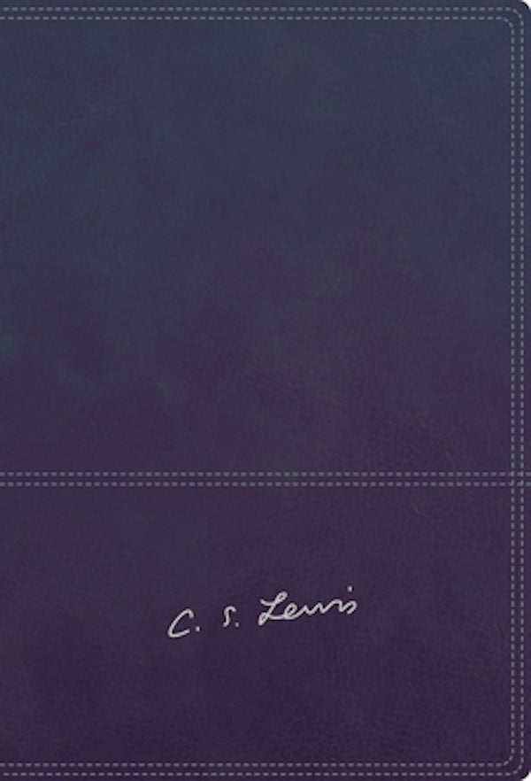 Cover image for Rvr, Biblia Reflexiones de C. S. Lewis, Interior a DOS Colores, Leathersoft, Azul Marino, Con ï¿½ndice, Comfort Print, isbn: 9780829770926