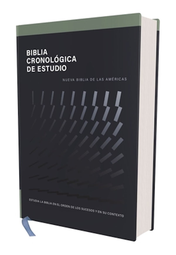 Cover image for Nbla, Biblia Cronolï¿½gica de Estudio, Tapa Dura, Interior a Cuatro Colores, Comfort Print, isbn: 9780829771589