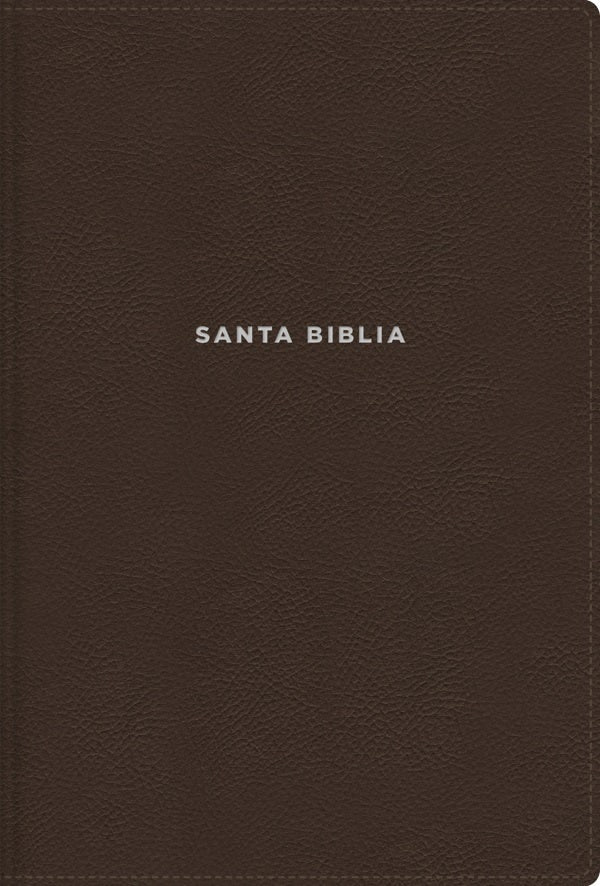 Cover image for Nvi, Biblia de Estudio Actualizada, Revisión 2022, Leathersoft, Café, Letra Grande, Interior a Color, Palabras de Jesús En Rojo, Comfort Print, isbn: 9780829771923