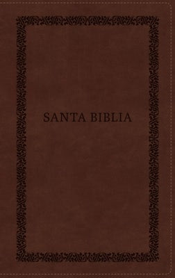 Cover image for Rvr60, Santa Biblia, Tierra Santa, Letra Grande, Leathersoft, Café, Con Cierre, Palabras de Jesús En Rojo, Comfort Print, isbn: 9780829772166