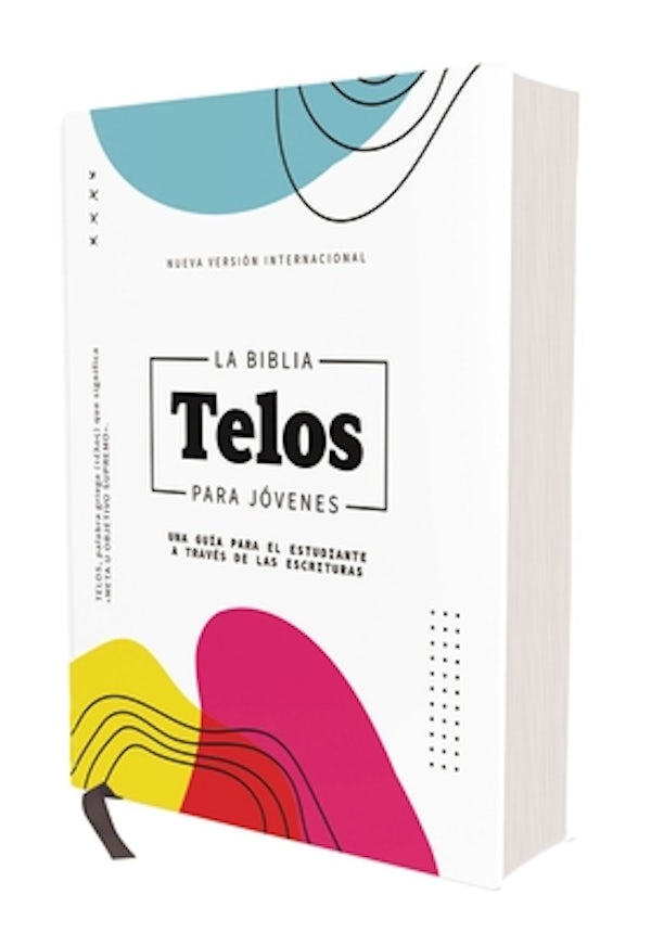 Cover image for Nvi, La Biblia Telos Para Jï¿½venes, Revisiï¿½n 2022, Tapa Dura, Interior a DOS Colores, Comfort Print, isbn: 9780829772326