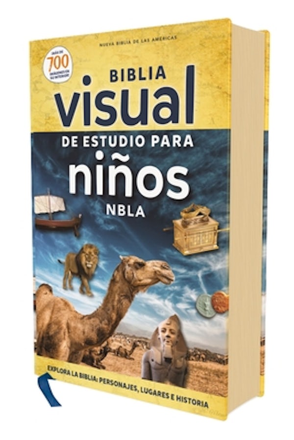 Cover image for Nbla, Biblia Visual de Estudio Para Niï¿½os, Tapa Dura, Interior a Cuatro Colores, Comfort Print, isbn: 9780829772425