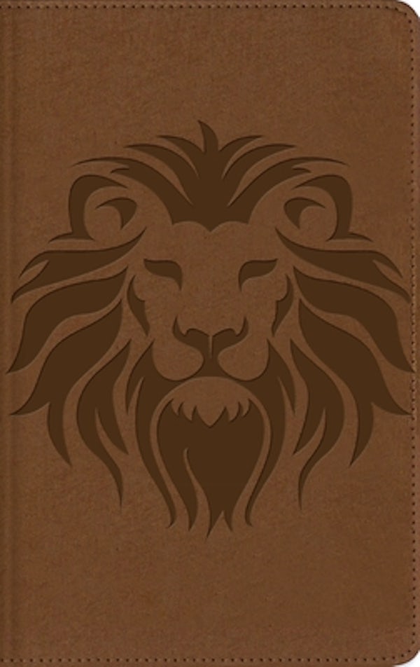 Cover image for Nbla, Biblia Visual de Estudio Para Niï¿½os, Leï¿½n, Interior a Cuatro Colores, Leathersoft, Cafï¿½, Comfort Print, isbn: 9780829772432