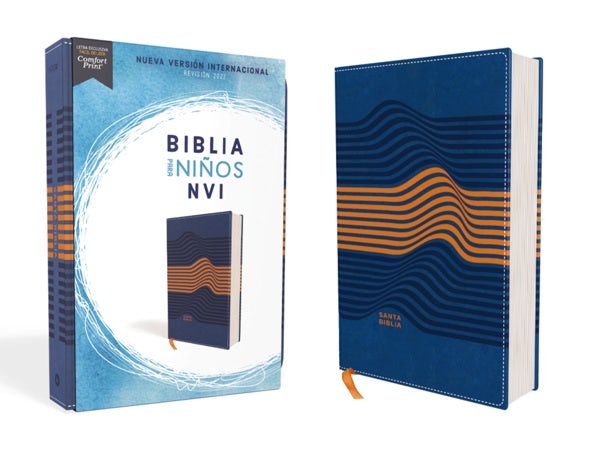 Cover image for Nvi, Biblia Para Niños, Revisión 2022, Leathersoft, Azul, Comfort Print, isbn: 9780829772548