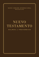 Cover image for Nvi, Nuevo Testamento de Bolsillo, Con Salmos Y Proverbios, Revisión 2022, Leatherflex, Café, isbn: 9780829773033