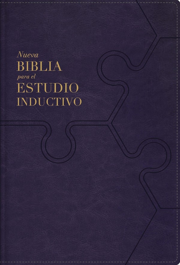 Cover image for Nbla, Nueva Biblia Para El Estudio Inductivo, Leathersoft, Interior a DOS Colores, Morado, Comfort Print, isbn: 9780829773248