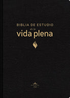 Cover image for Rvr60, Biblia de Estudio de la Vida Plena, Edición Clásica, Piel Fabricada, Negro, Con Índice, Palabras de Jesús En Rojo, Comfort Print, isbn: 9780829773576