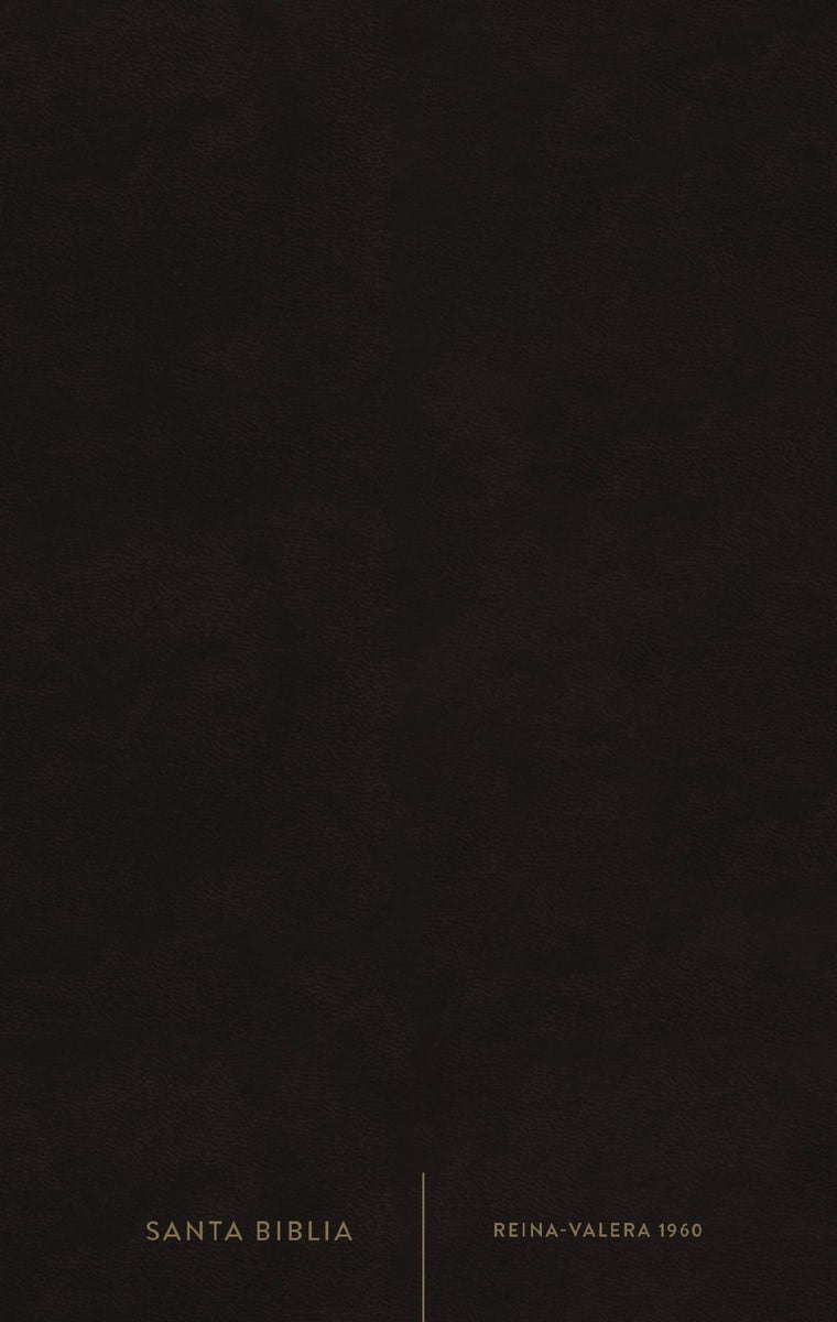 Cover image for Rvr60, Santa Biblia, Premio Y Regalo, Letra Grande, Leathersoft, Negro, Palabras de Jesús En Rojo, Comfort Print, isbn: 9780829773781