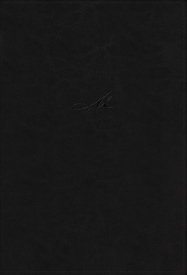 Cover image for Nbla, Biblia de Estudio Macarthur, Leathersoft, Negro, Interior a DOS Colores, Comfort Print, isbn: 9780829774085