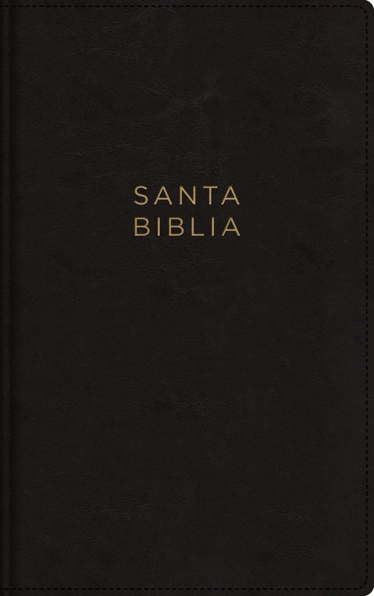 Cover image for Nbla, Santa Biblia, Ultrafina, Letra Grande, Leathersoft, Negro, Palabras de Jesús En Rojo, Con Cierre, isbn: 9780829774245