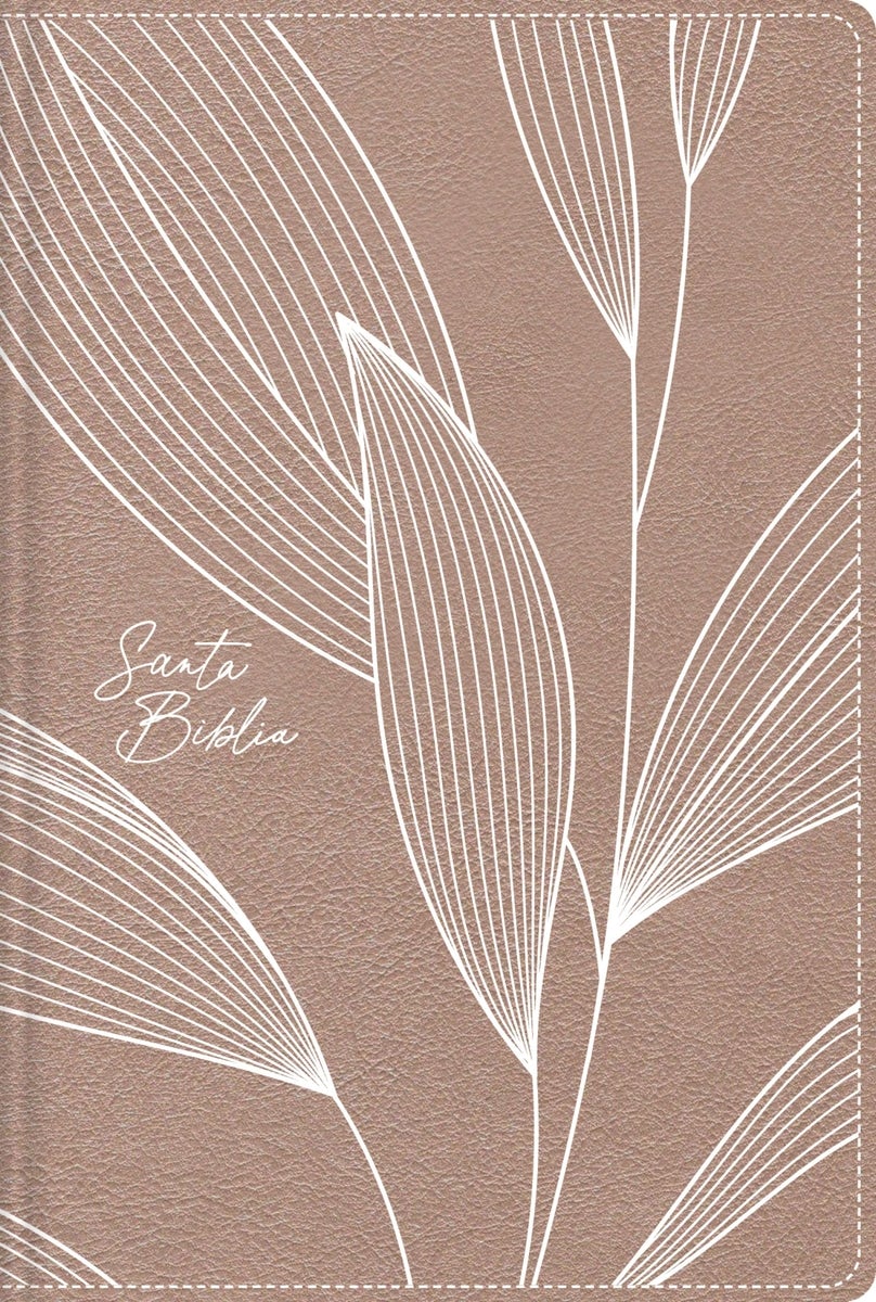 Cover image for Nbla, Santa Biblia, Edición Versificada, Tamaño Bolsillo, Leathersoft, Con Cierre, Oro Rosa, Palabras de Jesús En Rojo, Comfort Print, isbn: 9780829774368