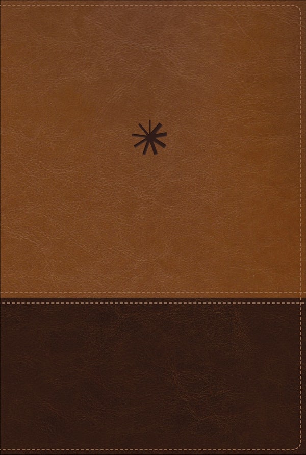 Cover image for Nbla, Biblia Cronolï¿½gica de Estudio, Interior a Cuatro Colores, Leathersoft, DOS Tonos Cafï¿½, Comfort Print, isbn: 9780829774375