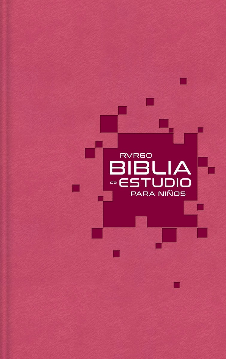 Cover image for Rvr60 Biblia de Estudio Para Niños, Leathersoft, Rosado, isbn: 9780829774795
