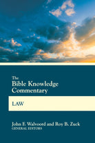 Cover image for The Bible Knowledge Commentary Law, isbn: 9780830772230