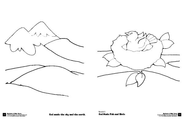 Cover image for Big Book of Bible Story Coloring Pages for Early Childhood, isbn: 9780830772322