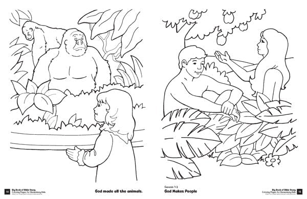 Cover image for Big Book of Bible Story Coloring Pages for Elementary Kids, isbn: 9780830772339