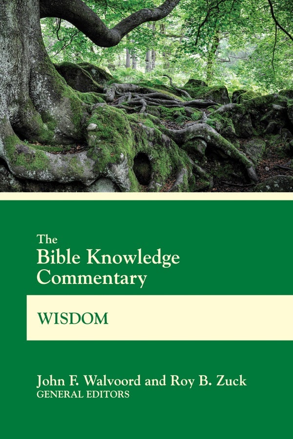 Cover image for The Bible Knowledge Commentary Wisdom, isbn: 9780830772643