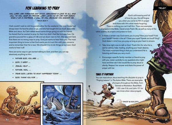 Cover image for The Action Bible Anytime Devotions, isbn: 9780830778980