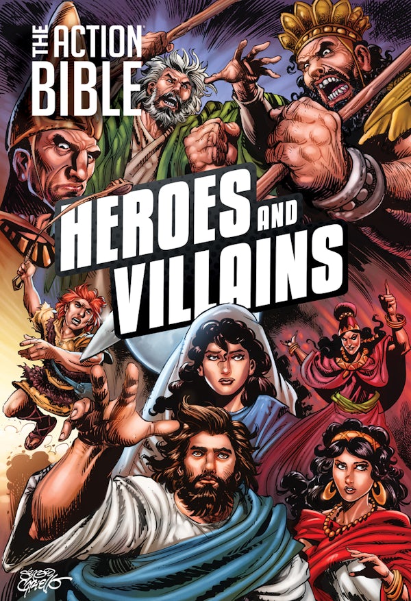 Cover image for The Action Bible: Heroes and Villains, isbn: 9780830782932