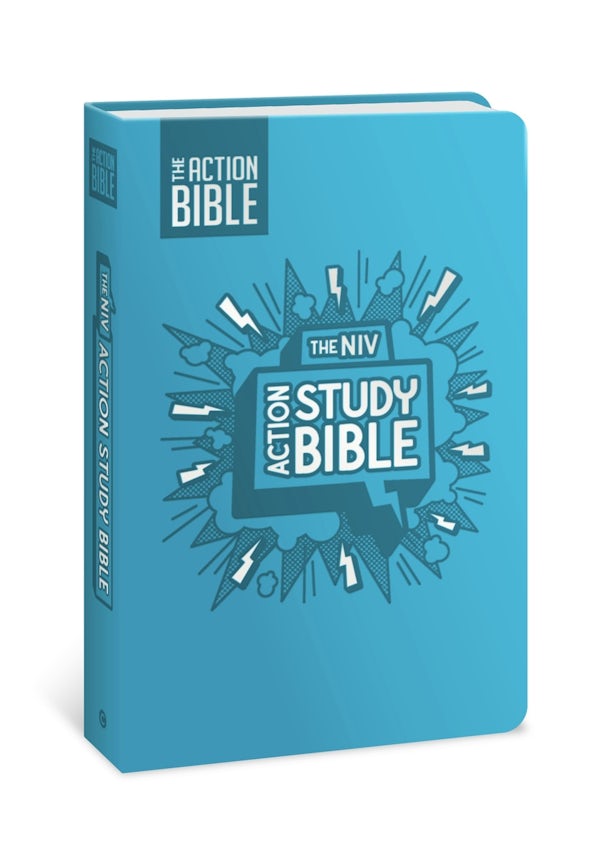 Cover image for The NIV Action Study Bible, Leathersoft, Aqua, Full Color, isbn: 9780830787425