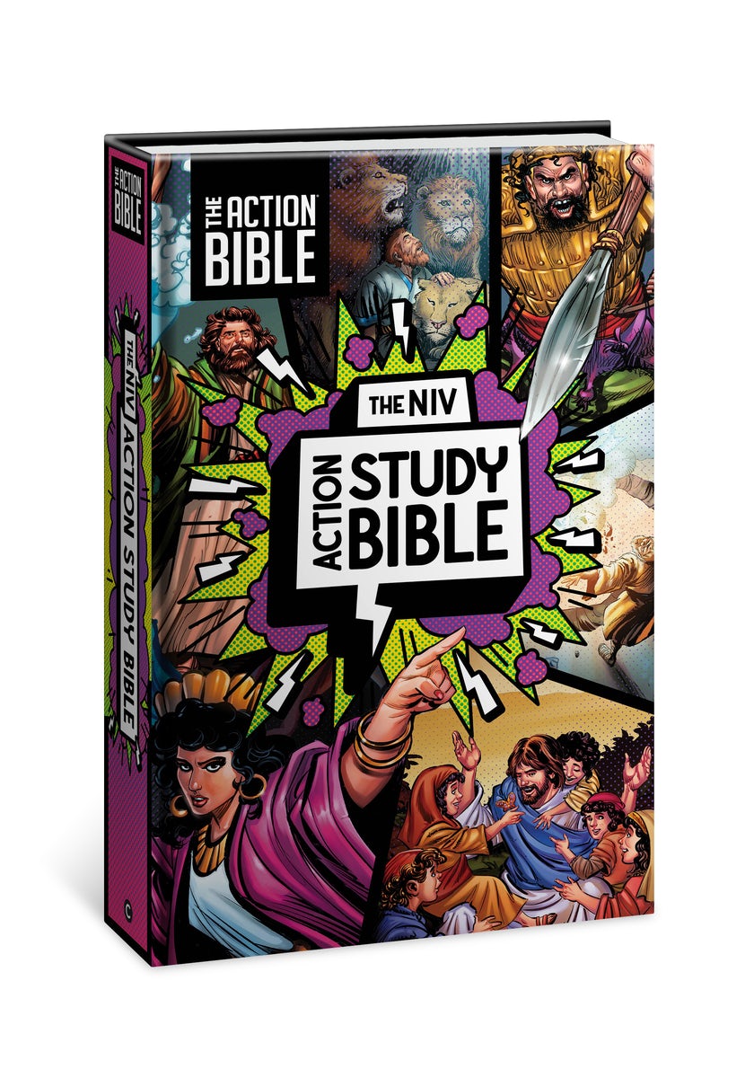Cover image for The NIV Action Study Bible, Hardcover, Full Color, isbn: 9780830787432
