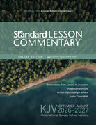 Cover image for KJV Standard Lesson Commentary(r) Deluxe Edition 2026-2027 Large Print Reproducible Activity Pages Digital Greek/Hebrew Lexicons Digital Bible Dictionaries Full-Color Visual Resources Issl, isbn: 9780830791231
