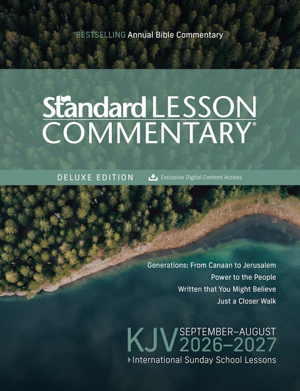 Cover image for KJV Standard Lesson Commentary(r) Deluxe Edition 2026-2027 Large Print Reproducible Activity Pages Digital Greek/Hebrew Lexicons Digital Bible Dictionaries Full-Color Visual Resources Issl, isbn: 9780830791231