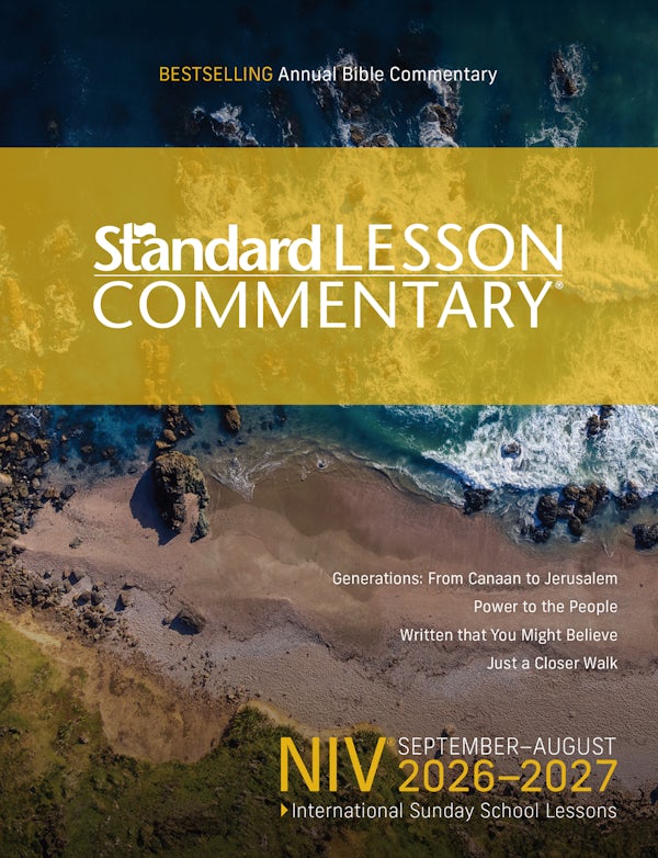 Cover image for Niv(r) Standard Lesson Commentary(r) 2026-2027 Verse-By-Verse Commentary Pronunciation Guide Context and History Lessons Discussion Questions and Group Activities Issl, isbn: 9780830791255