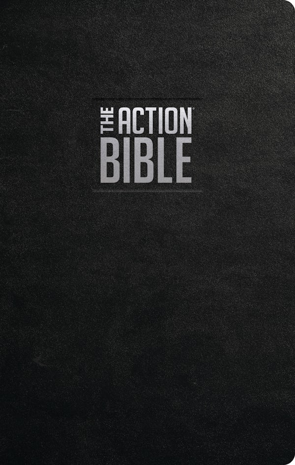Cover image for The Action Bible Premium Edition, Leathersoft, Full Color (Action Bible Series), isbn: 9780830792979