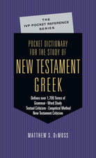 Cover image for Pocket Dictionary for the Study of New Testament Greek, isbn: 9780830814640