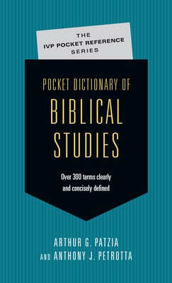 Cover image for Pocket Dictionary of Biblical Studies, isbn: 9780830814671