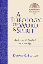 Cover image for A Theology of Word and Spirit, isbn: 9780830827510