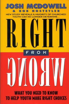 Cover image for Right from Wrong, isbn: 9780849936043