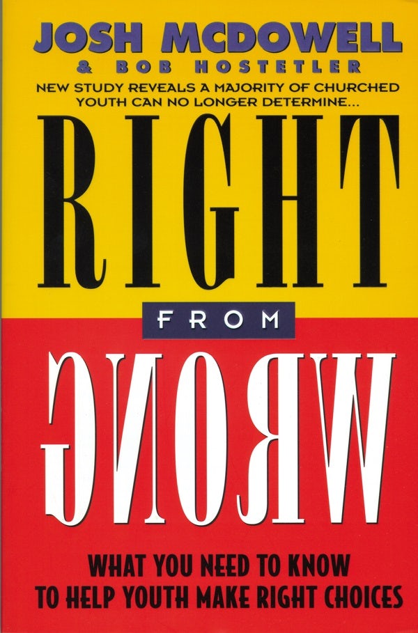 Cover image for Right from Wrong, isbn: 9780849936043