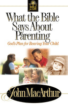 Cover image for What the Bible Says about Parenting, isbn: 9780849937750