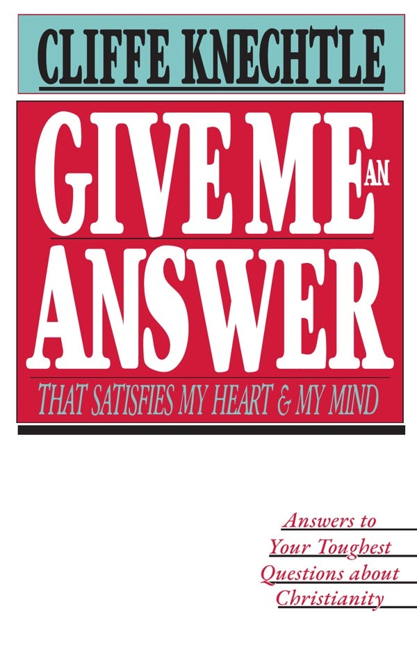 Cover image for Give Me an Answer That Satisfies My Heart and My Mind, isbn: 9780877845690