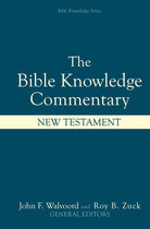 Cover image for Bible Knowledge Commentary: New Testament, isbn: 9780882078120