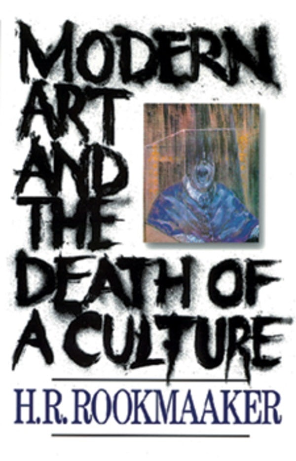 Cover image for Modern Art and the Death of a Culture, isbn: 9780891077992